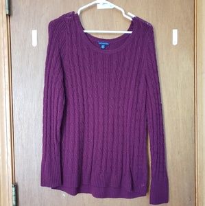 Maroon american eagle sweater